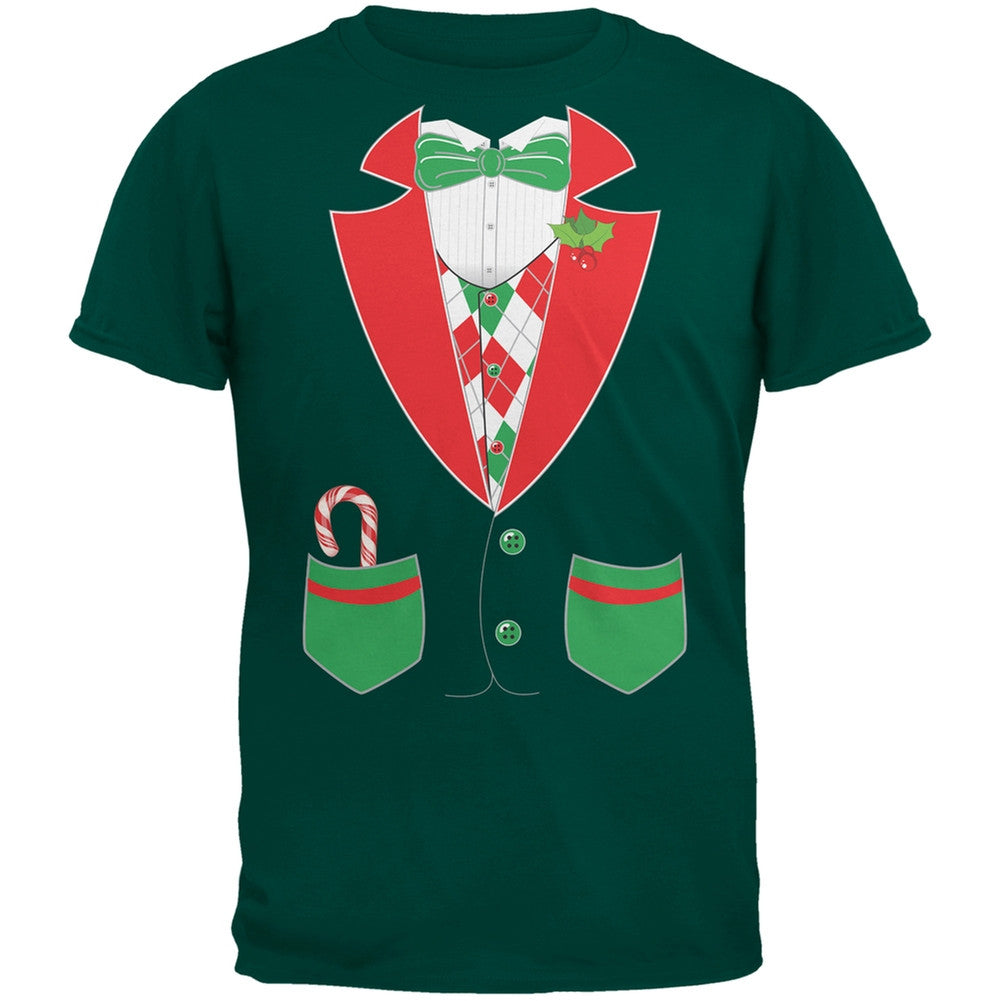 Christmas Tuxedo Costume Black Youth T-Shirt Youth T-Shirts Old Glory