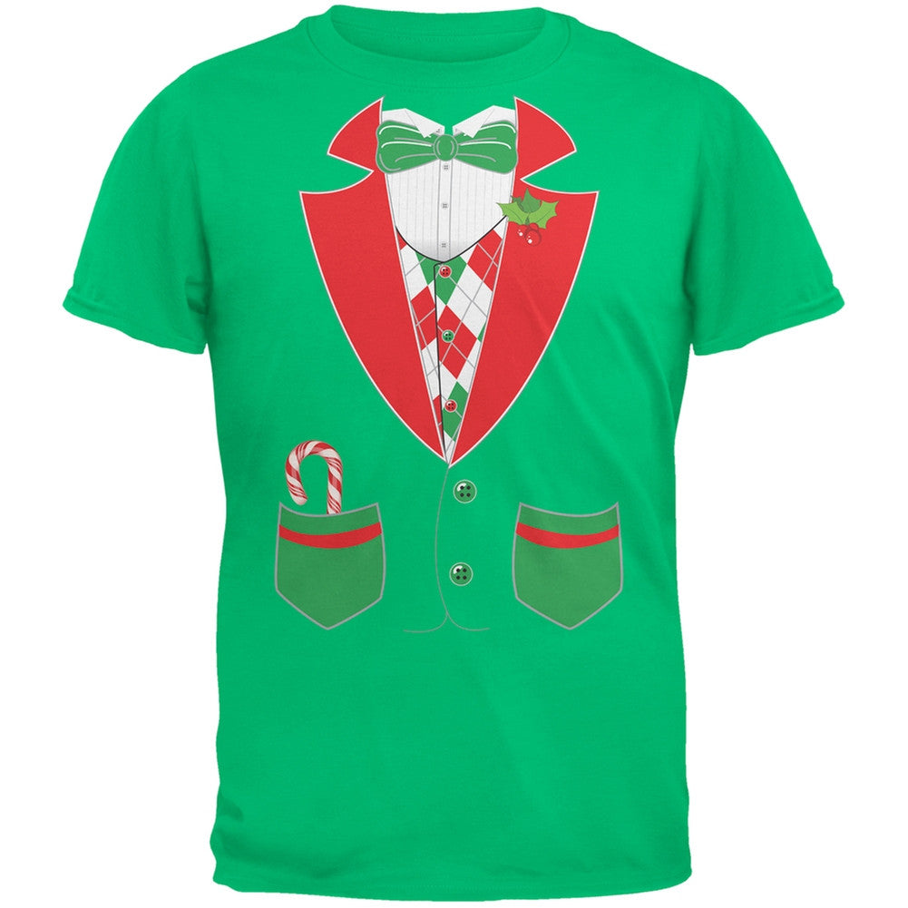 Christmas Tuxedo Costume Black Youth T-Shirt Youth T-Shirts Old Glory