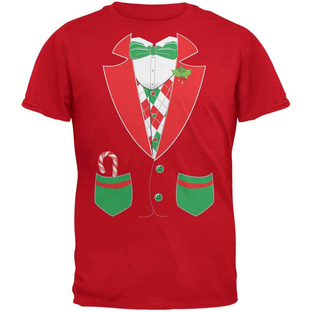 Christmas Tuxedo Costume Black Youth T-Shirt Youth T-Shirts Old Glory