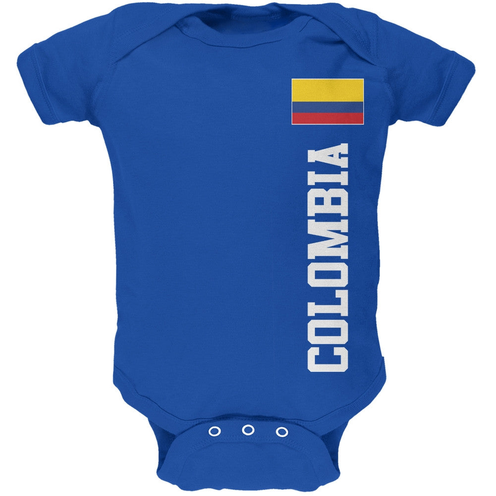 World Cup Colombia Blue Soft Baby One Piece Baby One Piece FIFA