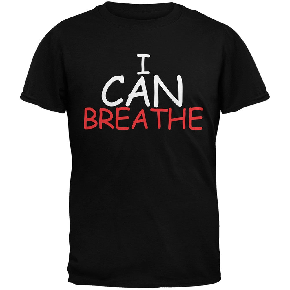 I Can Breathe Black Adult T-Shirt Men's T-Shirts Old Glory