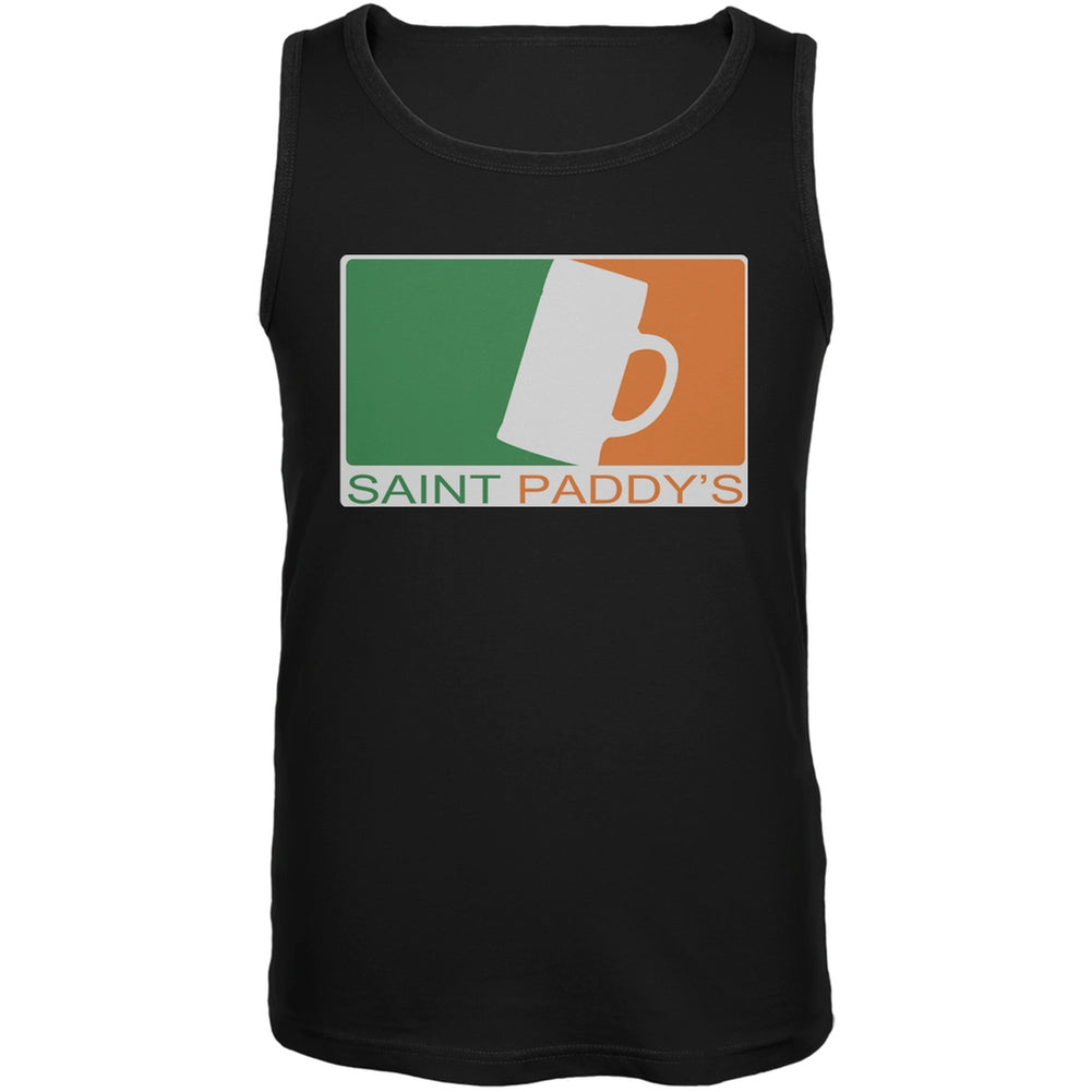 St. Patricks Day - Saint Paddy's Day Beer Mug Black Adult Tank Top Men's Tank Tops Old Glory 2XL Black