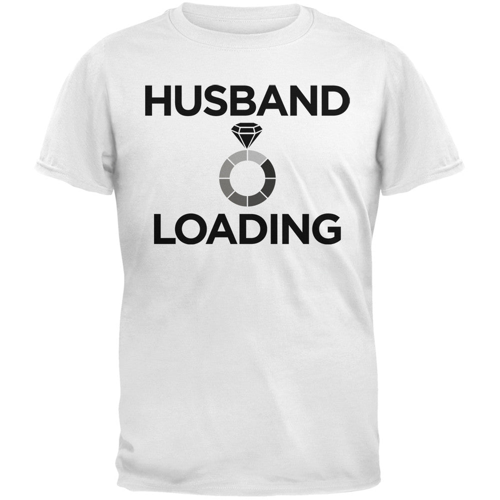Husband Loading Black Adult T-Shirt Men's T-Shirts Old Glory