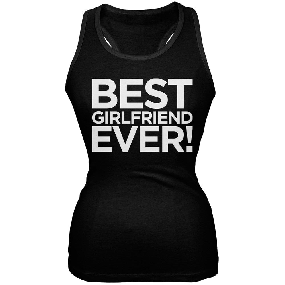 Best Girlfriend Ever Black Juniors Soft Tank Top Juniors Tank Tops Old Glory