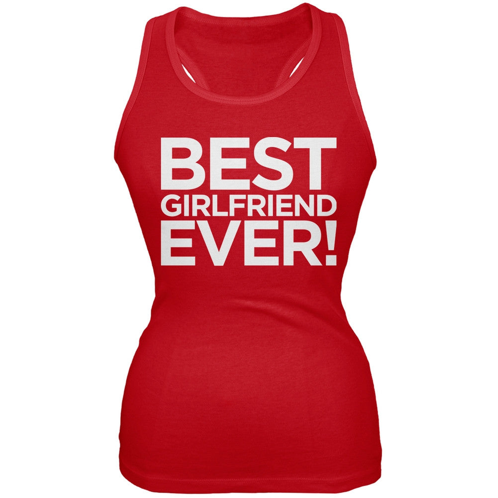 Best Girlfriend Ever Black Juniors Soft Tank Top Juniors Tank Tops Old Glory