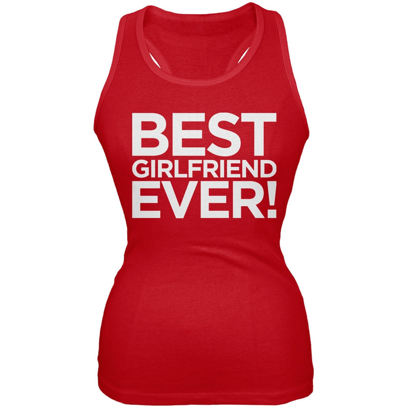 Best Girlfriend Ever Black Juniors Soft Tank Top Juniors Tank Tops Old Glory