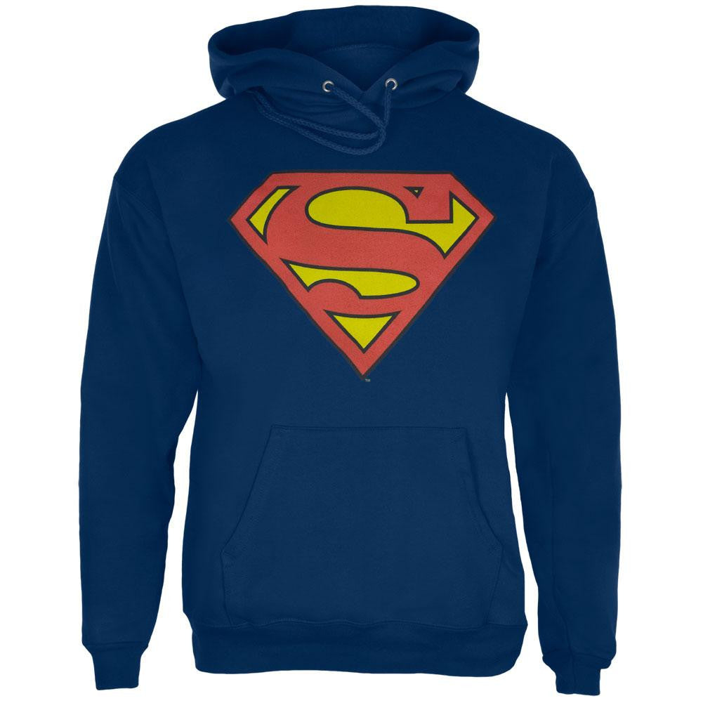 Superman - Shield Hoodie Men's Hoodies Superman LG Blue
