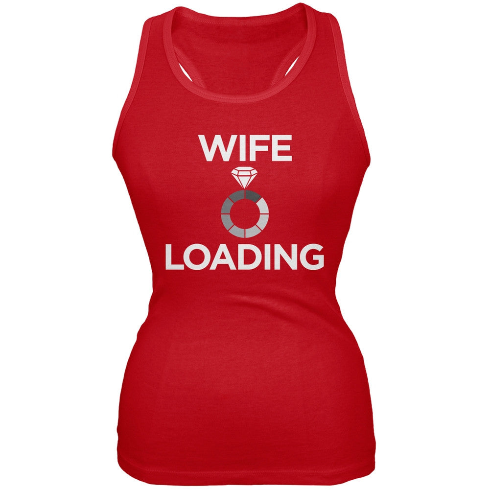 Wife Loading Red Juniors Soft Tank Top Juniors Tank Tops Old Glory 2XL Red