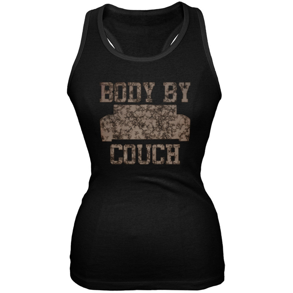 Body by Couch Black Juniors Soft Tank Top Juniors Tank Tops Old Glory 2XL Black