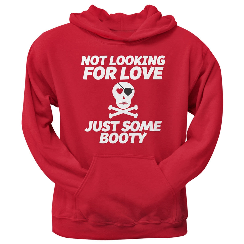 Not Looking for Love Red Adult Pullover Hoodie Men's Hoodies Old Glory