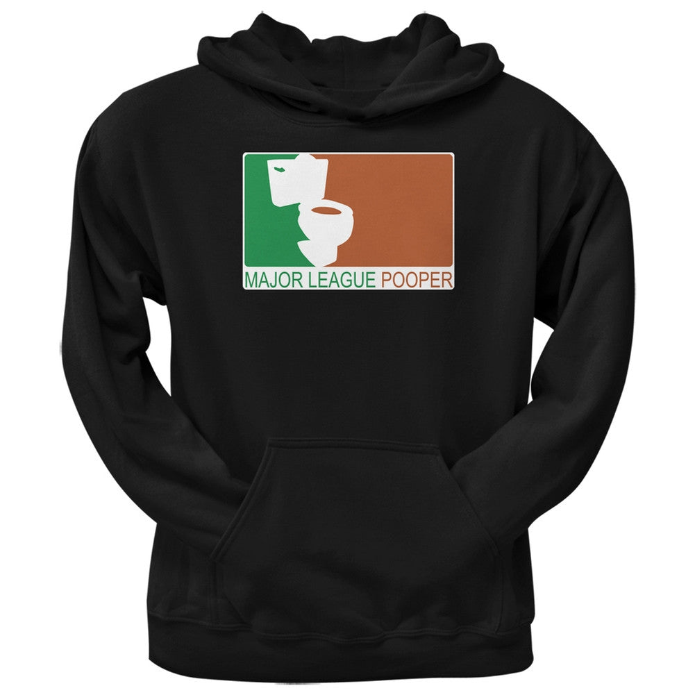 Major League Pooper Black Adult Pullover Hoodie Men's Hoodies Old Glory