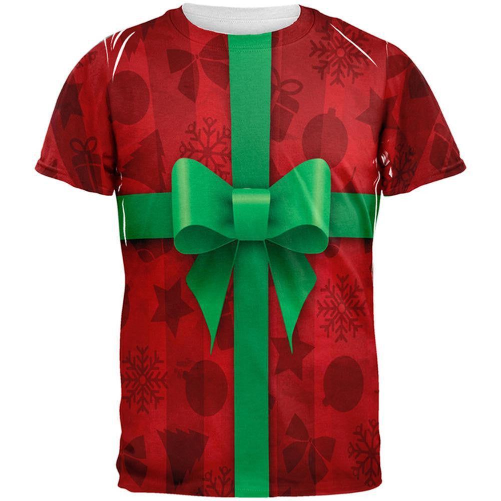 christmas present dress up ADULT CHRISTMAS PRESENT COSTUME - Apparel Accessories - 2 Pieces