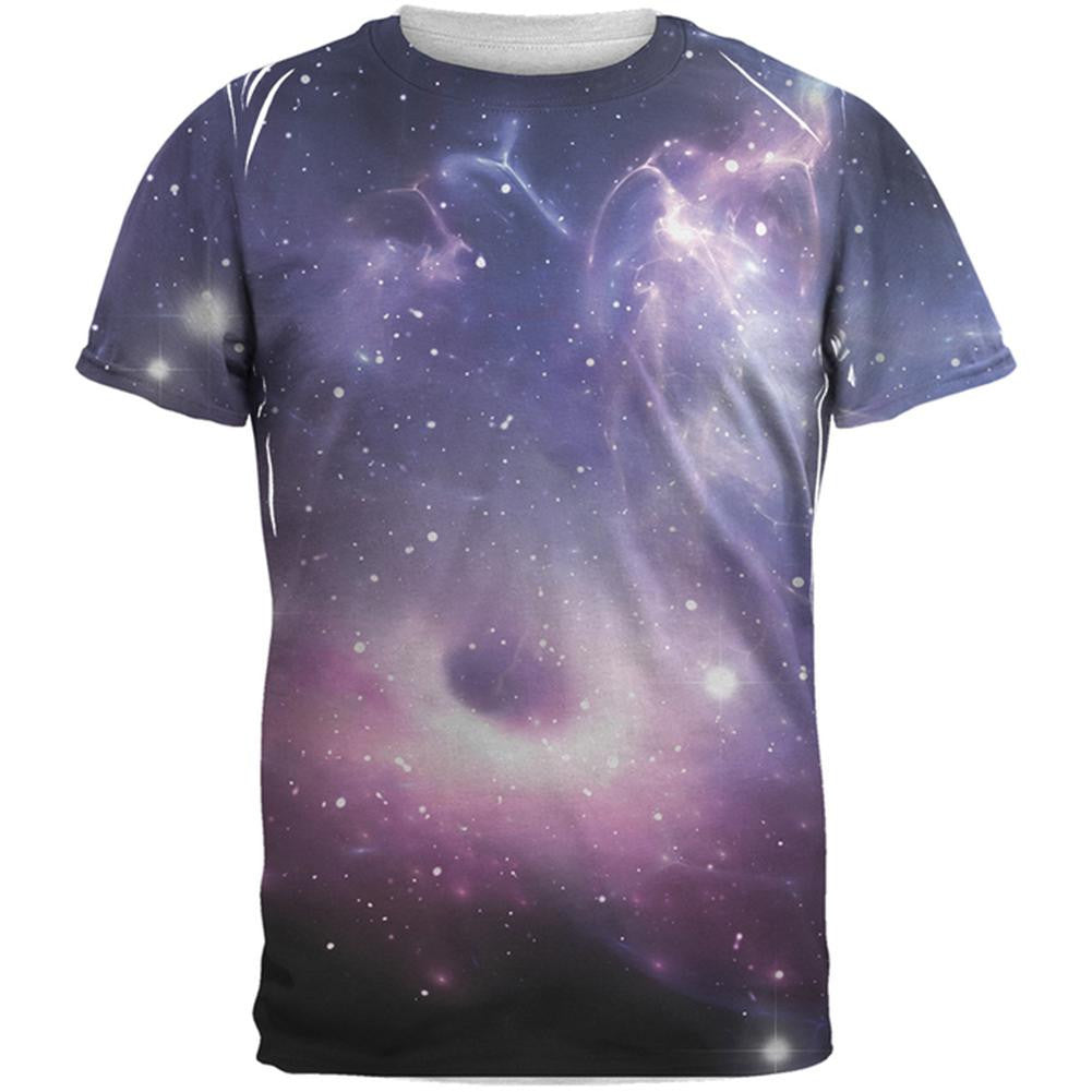 Galaxy All Over Adult T-Shirt Men's T-Shirts Old Glory 2XL Multi