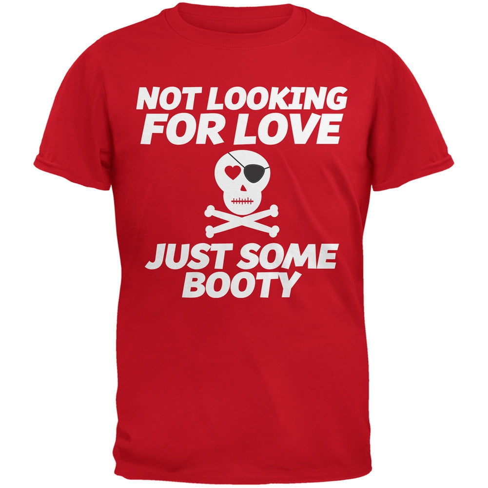 Not Looking for Love Red Adult T-Shirt Men's T-Shirts Old Glory 2XL Red