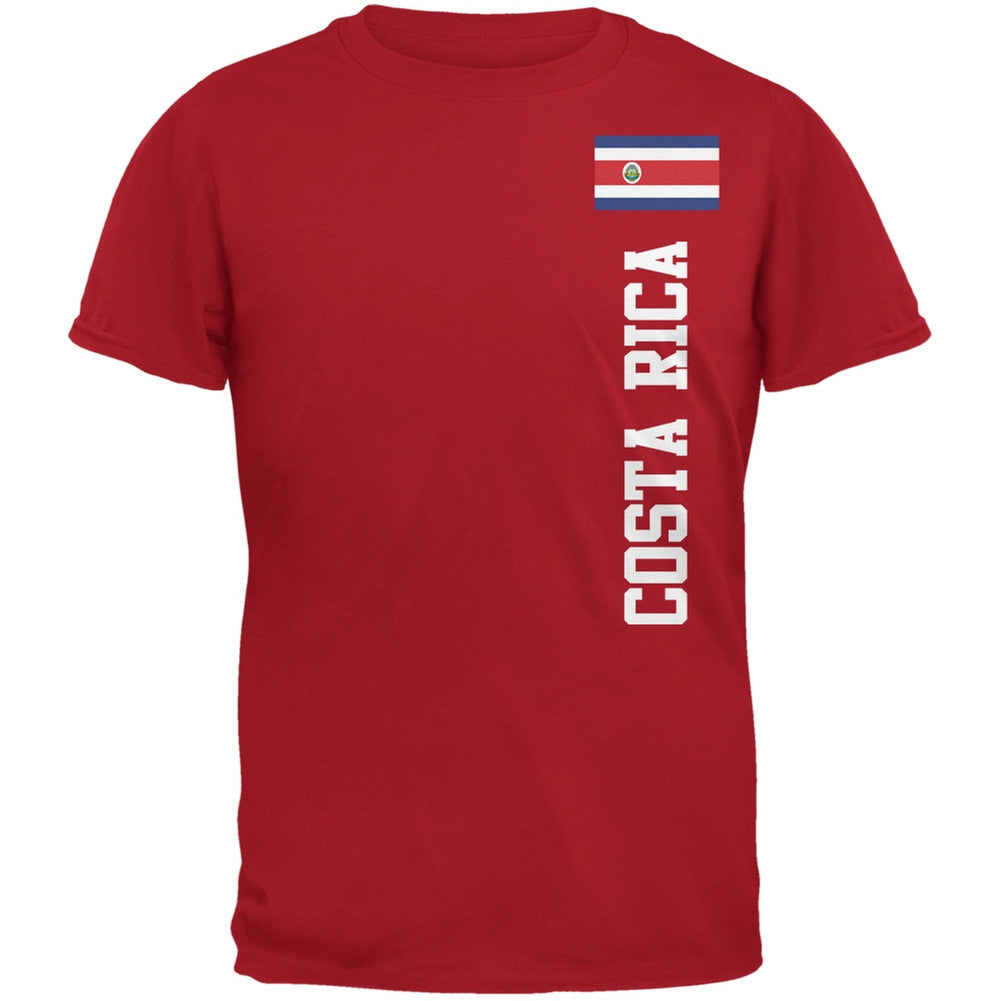 World Cup Costa Rica Red Adult T-Shirt Men's T-Shirts FIFA 2XL Red