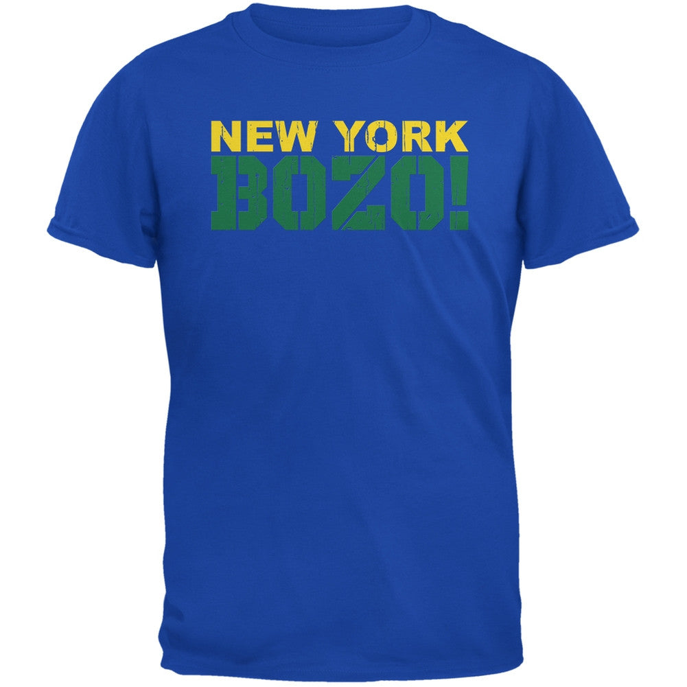 New York Bozo Royal Adult T-Shirt Men's T-Shirts Old Glory 2XL Blue