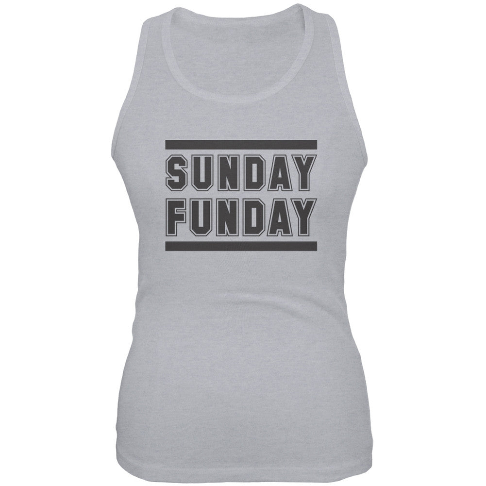 Sunday Funday Juniors Black Tank Top Juniors Tank Tops Old Glory