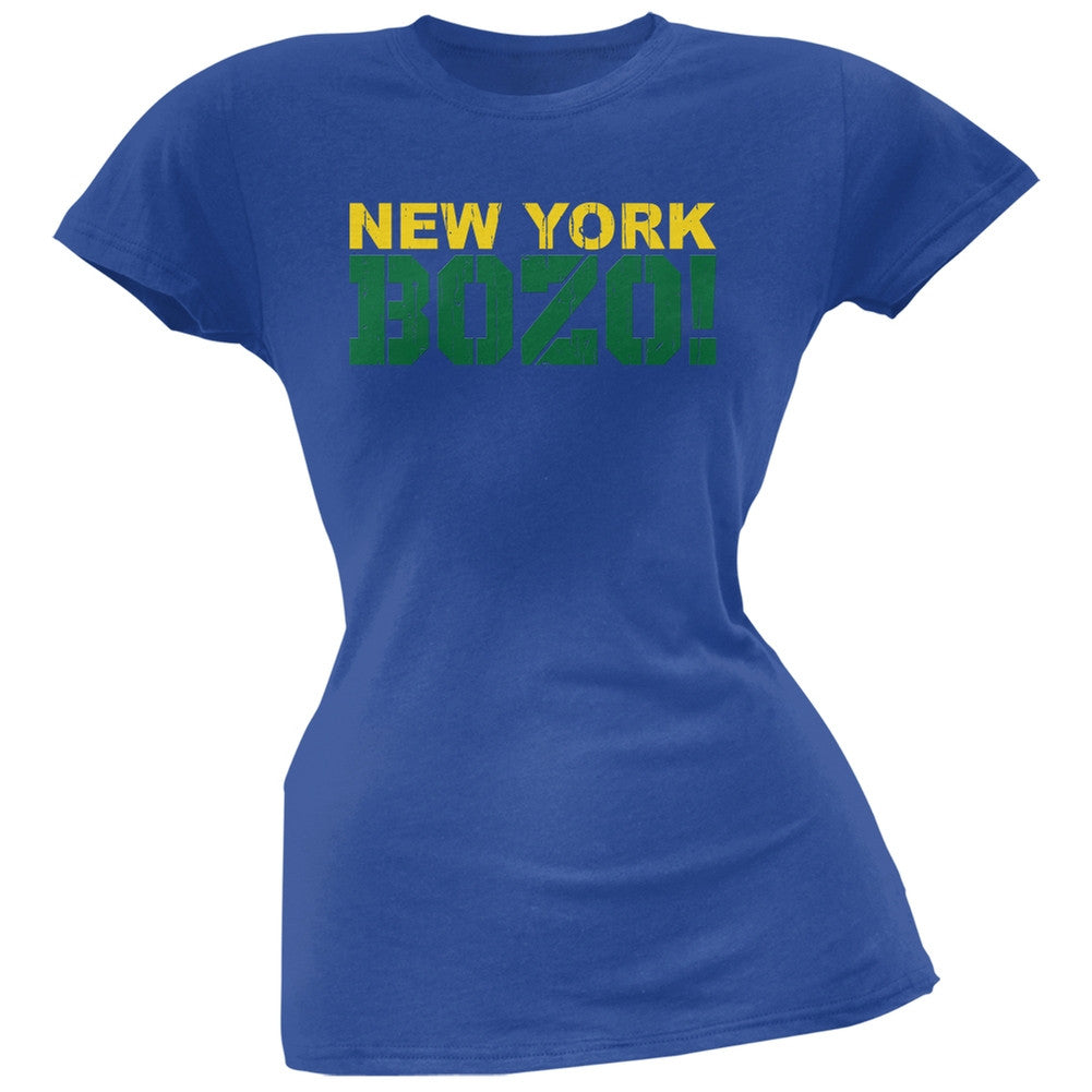 New York Bozo Royal Soft Juniors T-Shirt Juniors T-Shirts Old Glory 2XL Blue