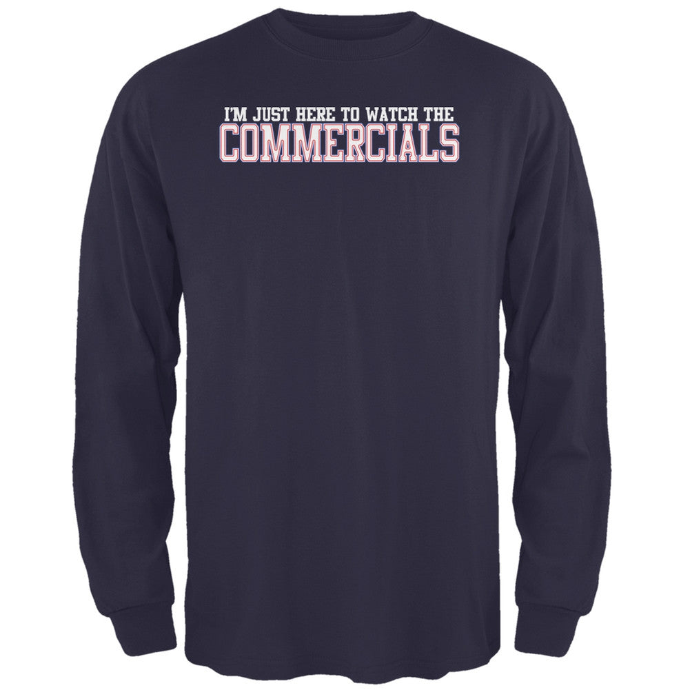 Big Game Commercial New England Blue Adult Long Sleeve T-Shirt Men's Long Sleeves Old Glory 2XL Blue