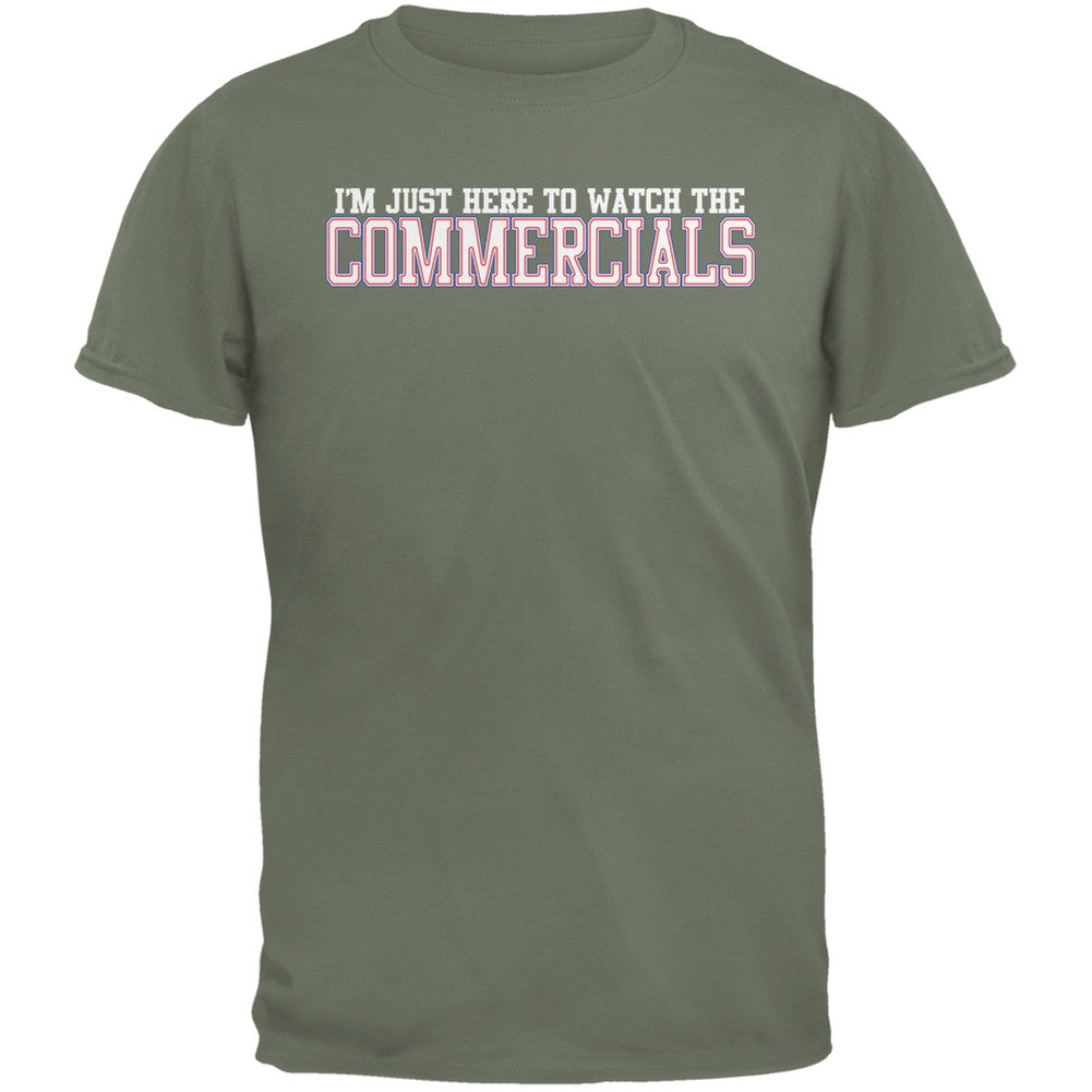 Big Game Commercial Military Green Adult T-Shirt Men's T-Shirts Old Glory 2XL Green