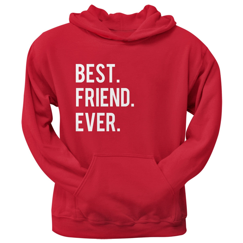 Valentine's Day Best Friend Ever Red Pullover Hoodie Men's Hoodies Old Glory 2XL Red
