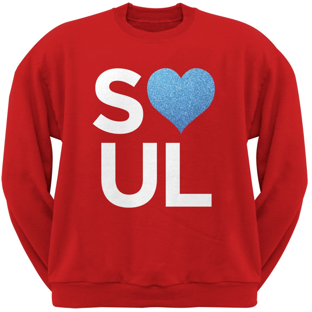 Soul Black Adult Crew Neck Sweatshirt Men's Sweatshirts Old Glory