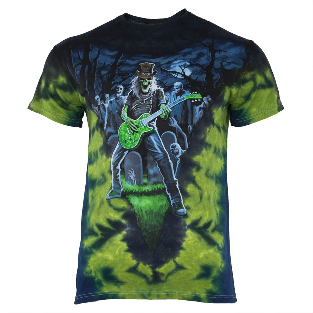 Ghoul Guitarist V Tie-Dye T-Shirt Men's T-Shirts Old Glory