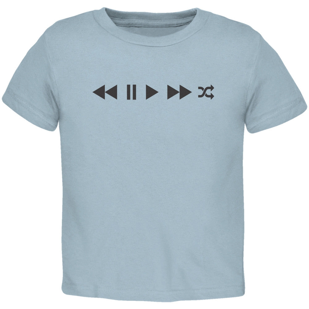 Play Buttons Light Blue Toddler T-Shirt Toddler T-Shirts Old Glory 2T Blue