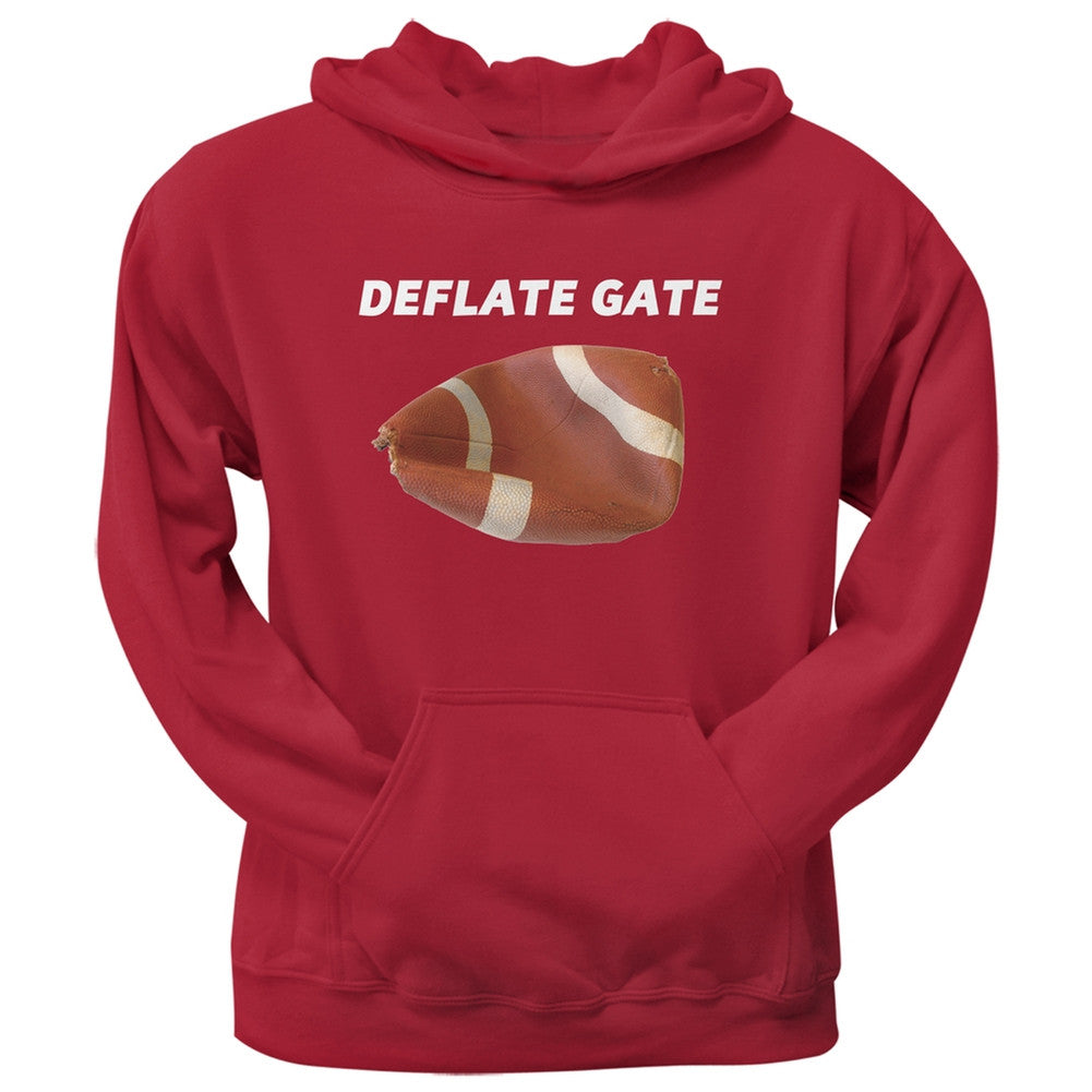 Deflate Gate Red Adult Pullover Hoodie Men's Hoodies Old Glory 2XL Red