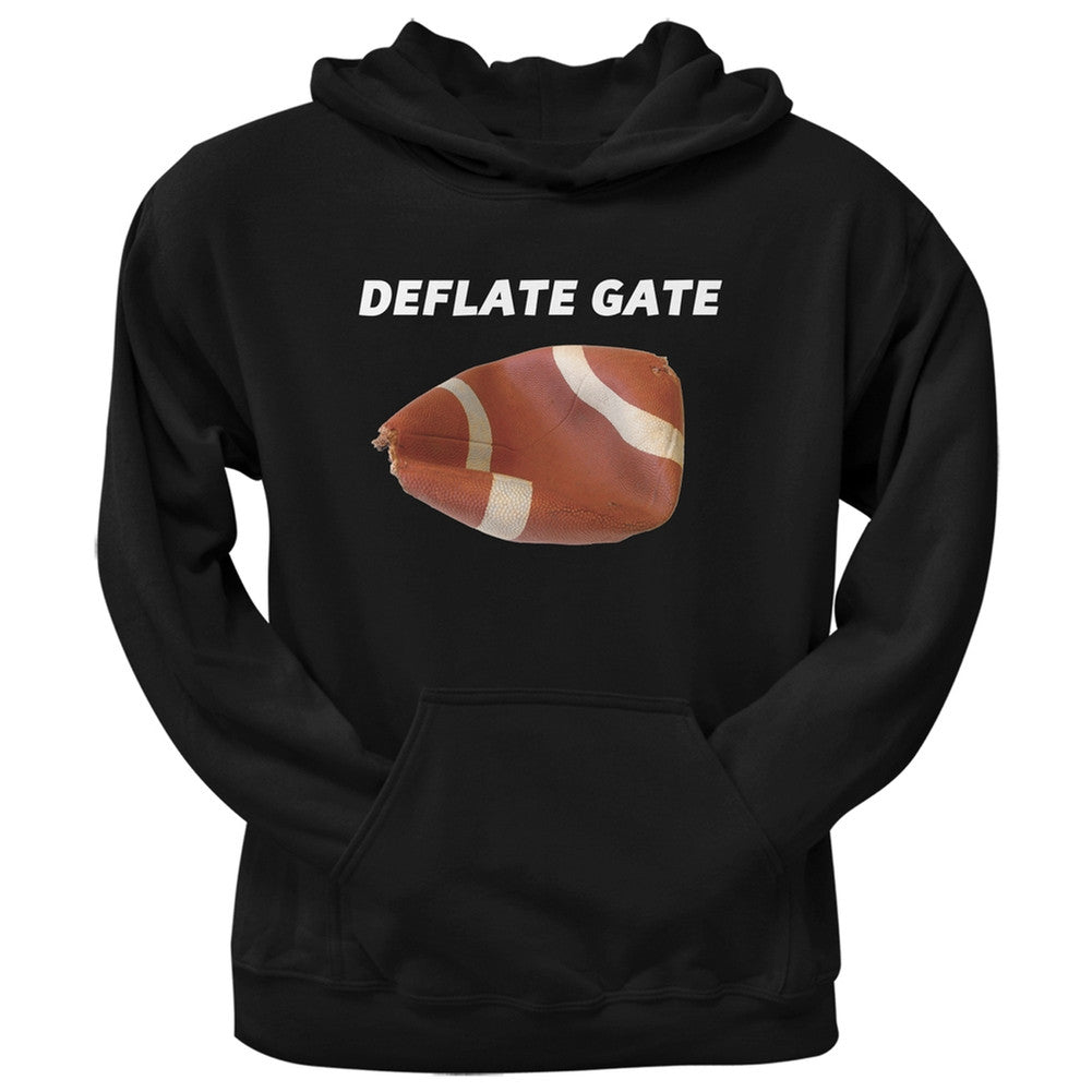 Deflate Gate Black Adult Pullover Hoodie Men's Hoodies Old Glory 2XL Black