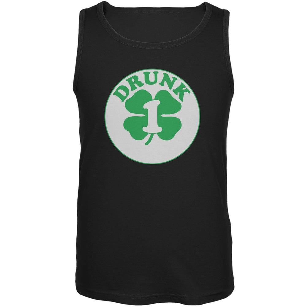 St. Patricks Day - Irish Drunk One Black Adult Soft Tank Top Men's Tank Tops Old Glory 2XL Black