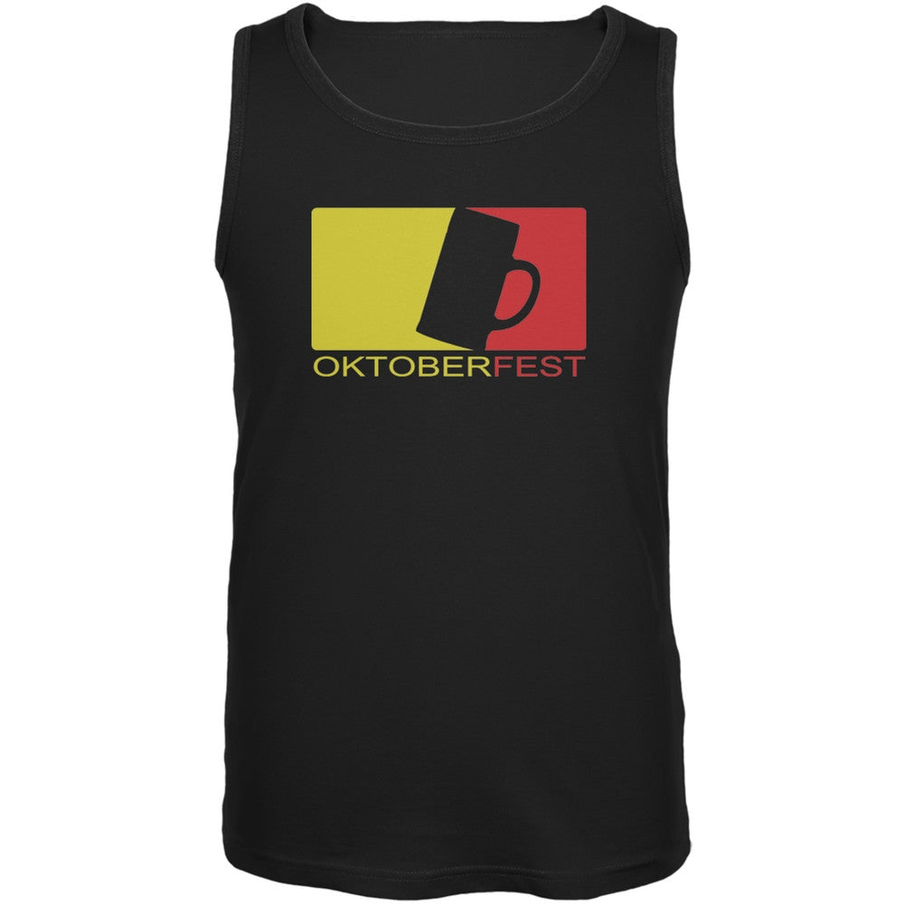 Oktoberfest Beer Black Adult Soft Tank Top Men's Tank Tops Old Glory SM Black