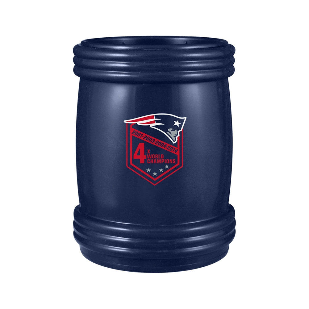 New England Patriots - 4X World Champions Magna Can Cooler Can Coolers Old Glory OS Blue