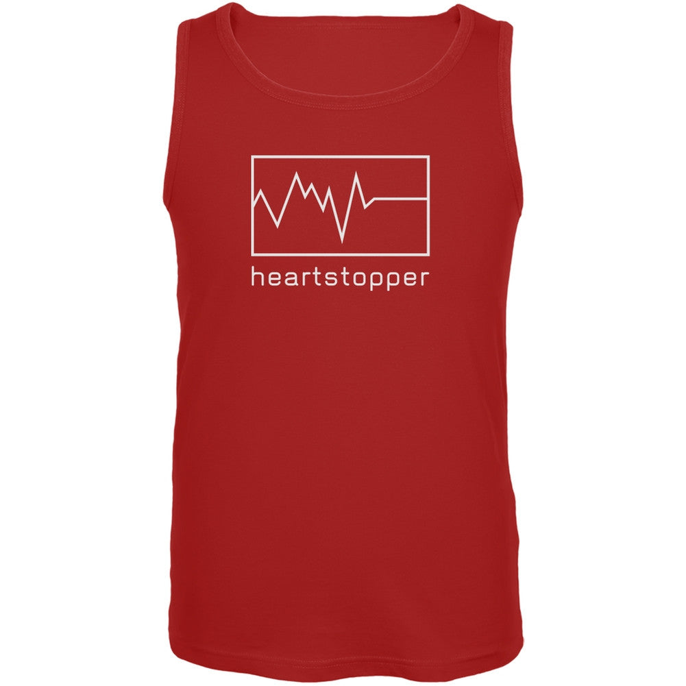 Heartstopper Red Adult Tank Top Men's Tank Tops Old Glory 2XL Red
