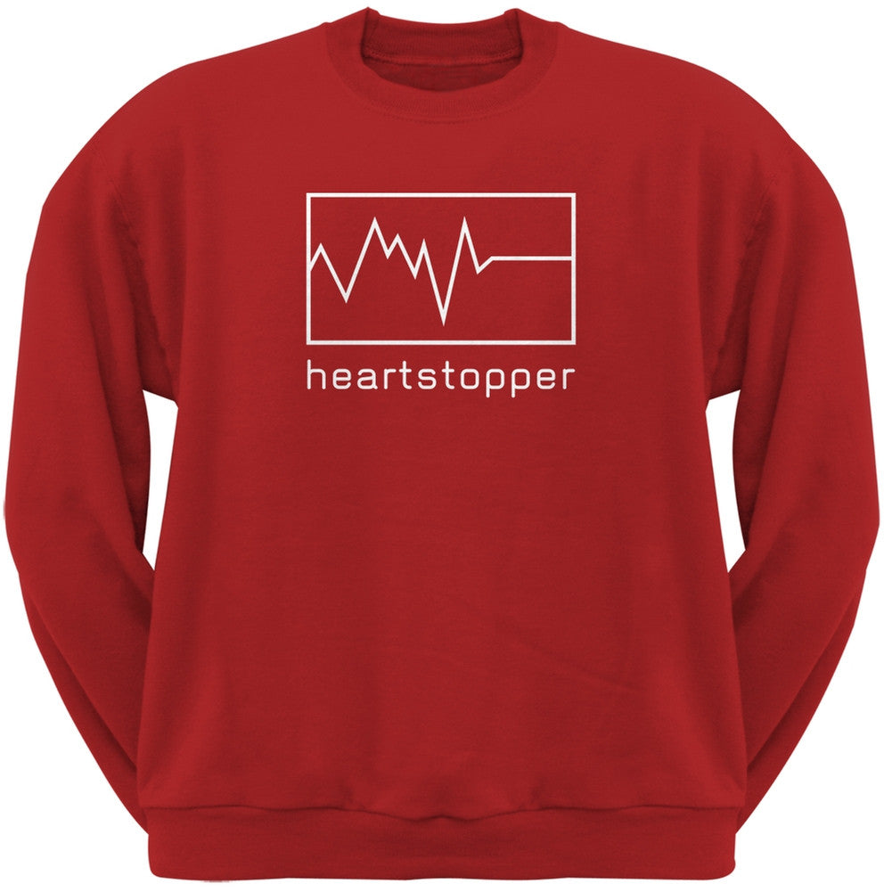 Heartstopper Red Adult Crew Neck Sweatshirt Men's Sweatshirts Old Glory