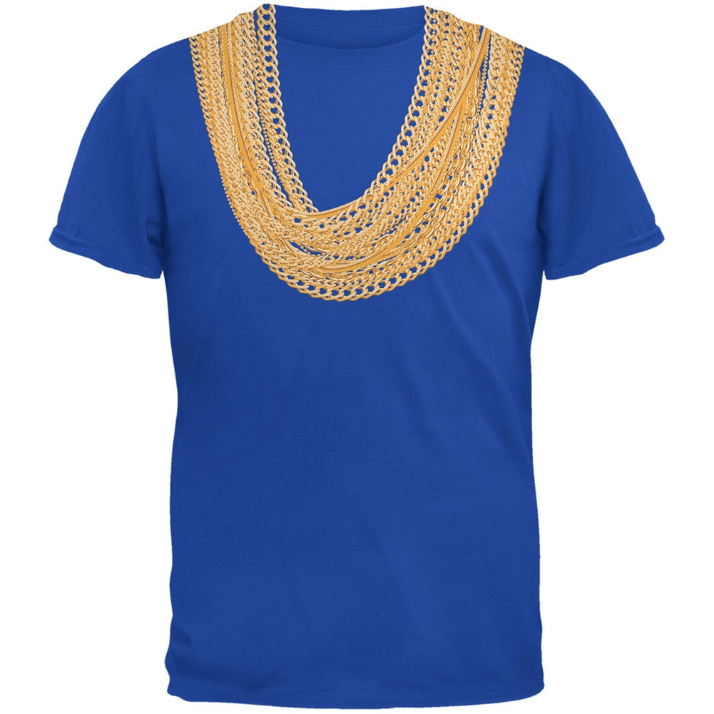 Gold Chains Black Youth T-Shirt Youth T-Shirts Old Glory