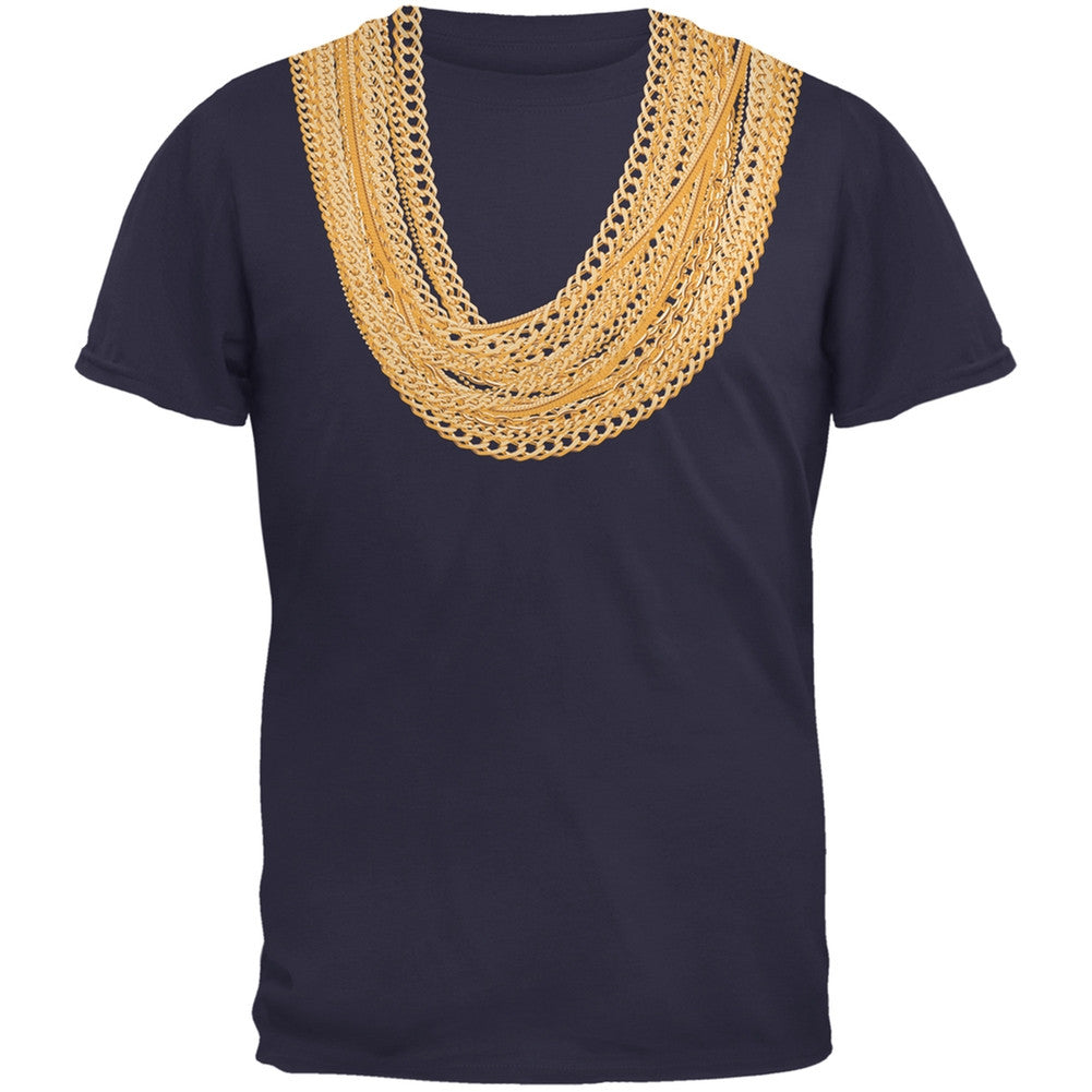 Gold Chains Black Youth T-Shirt Youth T-Shirts Old Glory