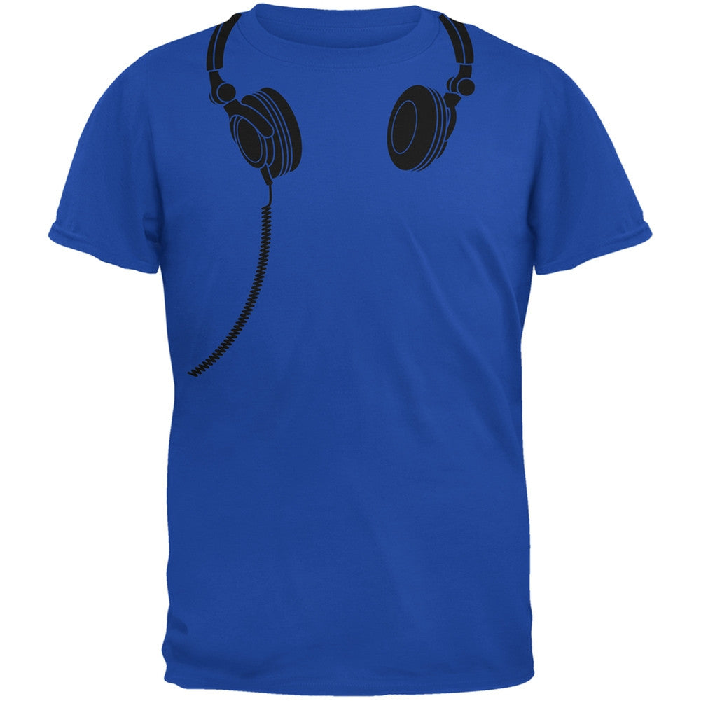 Headphones Blue Youth T-Shirt Youth T-Shirts Old Glory