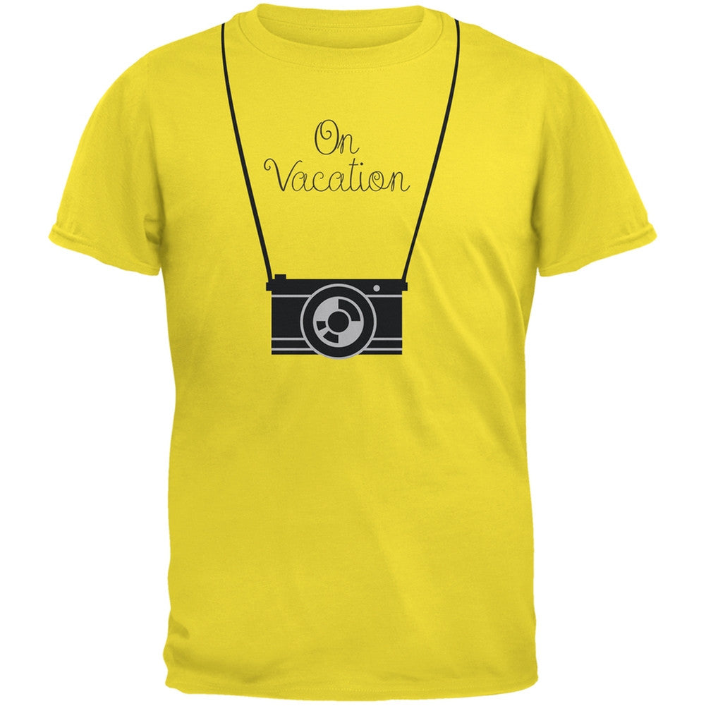 On Vacation Hanging Camera Green Youth T-Shirt Youth T-Shirts Old Glory