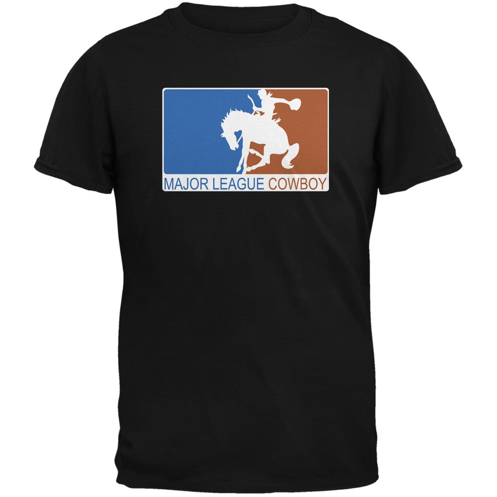 Major League Cowboy Black Youth T-Shirt Youth T-Shirts Old Glory