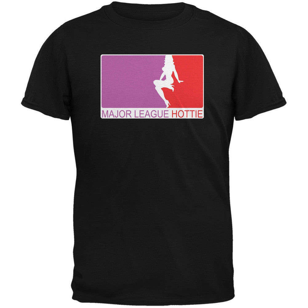 Major League Hottie Black Youth T-Shirt Youth T-Shirts Old Glory