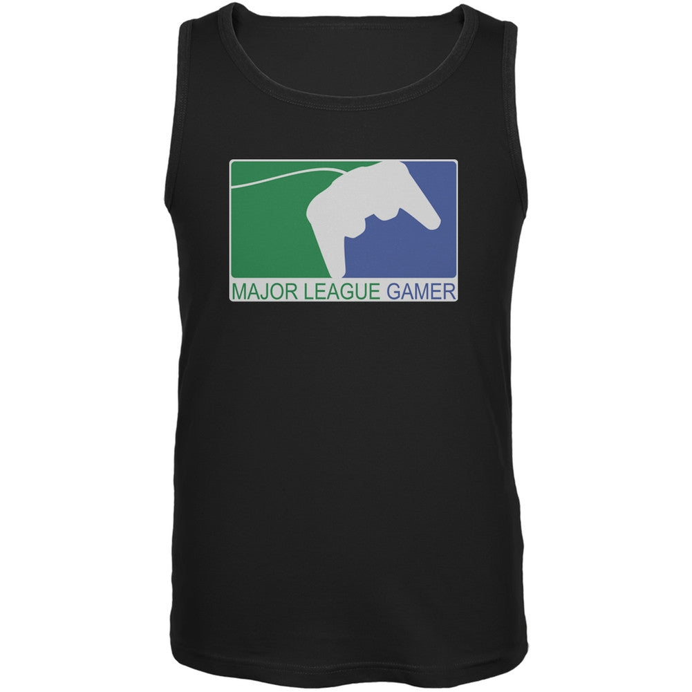 Major League Gamer Black Adult Soft Tank Top Men's Tank Tops Old Glory 2XL Black