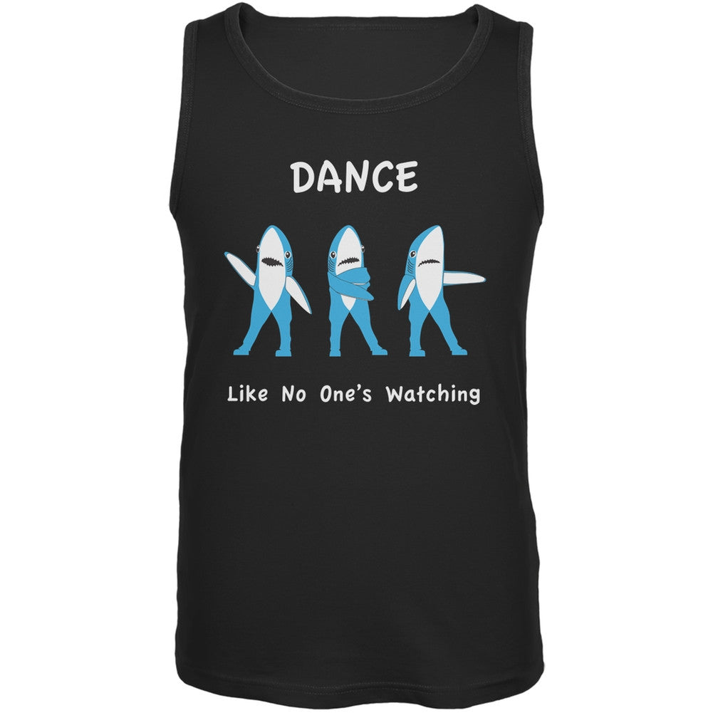 Halftime Left Shark Dancing Black Adult Tank Top Men's Tank Tops Old Glory 2XL Black