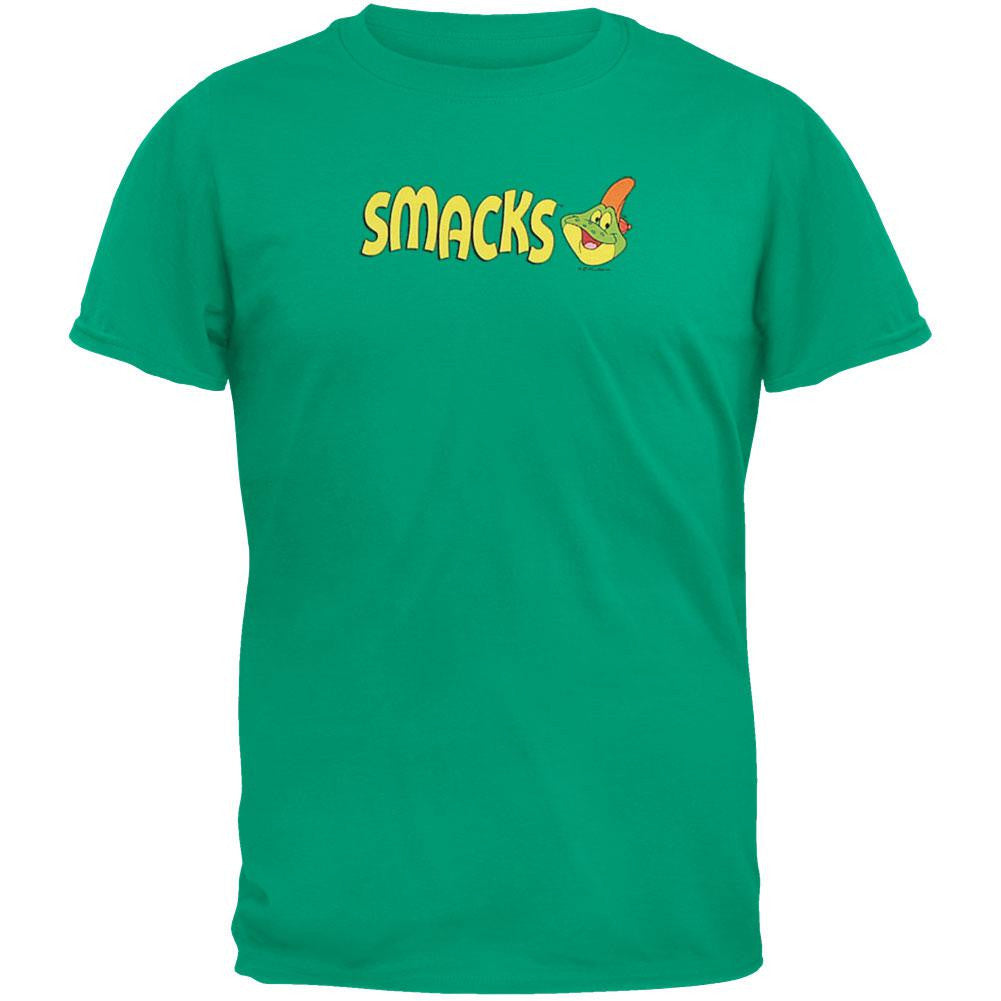 Kellog's Honey Smacks Dig?ÇÖem - Adult Green T-Shirt Men's T-Shirts Smacks MD Green