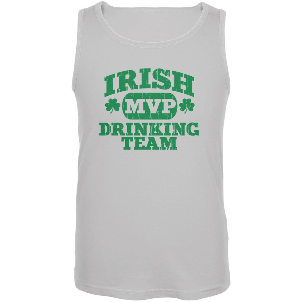 Irish Drinking Team White Adult Tank Top Men's Tank Tops Old Glory 2XL White
