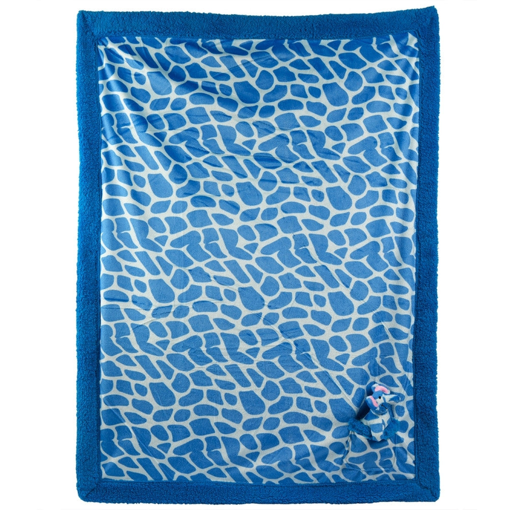 Elephant Plush Pal Corner Reversible Baby Blanket Blankets & Throws Animalworld