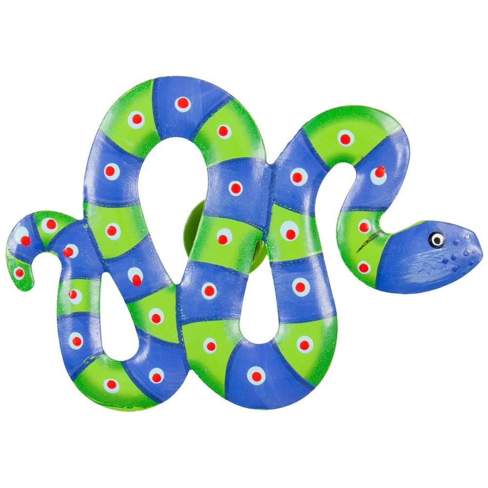 Blue Snake Body Bobble Metal Magnet Refrigerator Magnets AnimalWorld OS Multi
