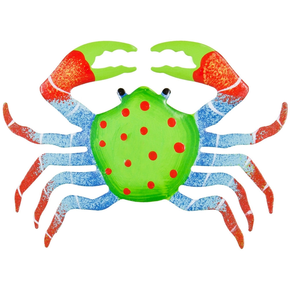 Green Crab Body Bobble Metal Magnet Refrigerator Magnets AnimalWorld