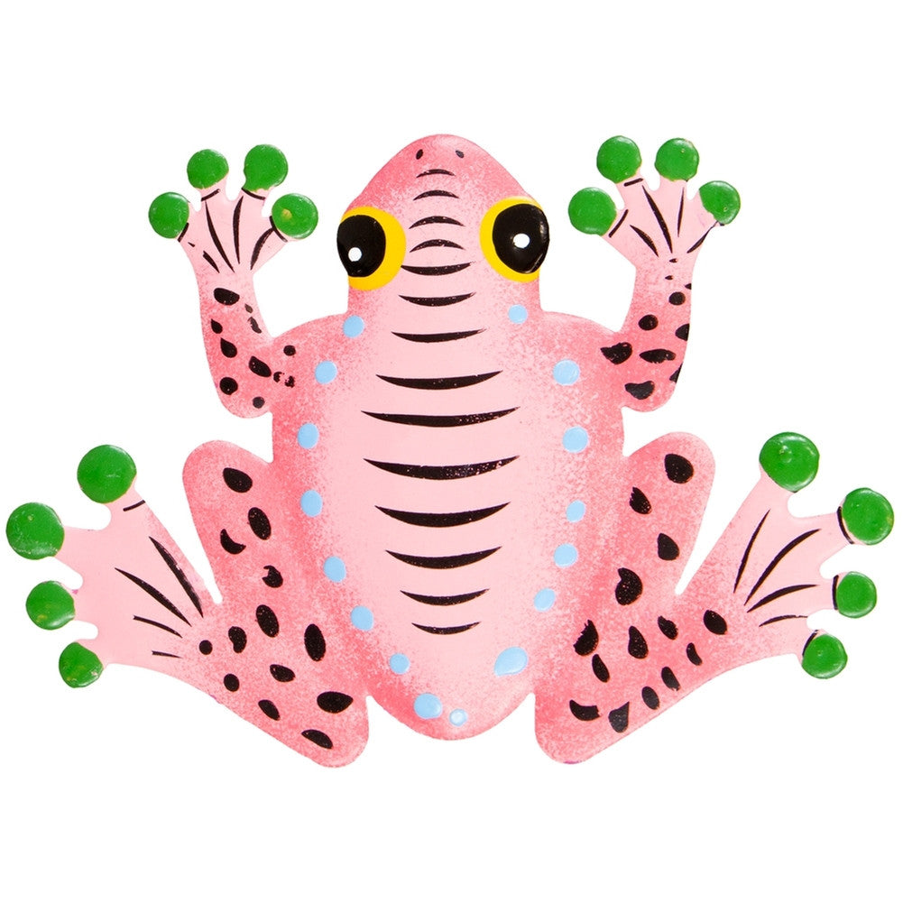 Light Pink Frog Body Bobble Metal Magnet Refrigerator Magnets AnimalWorld