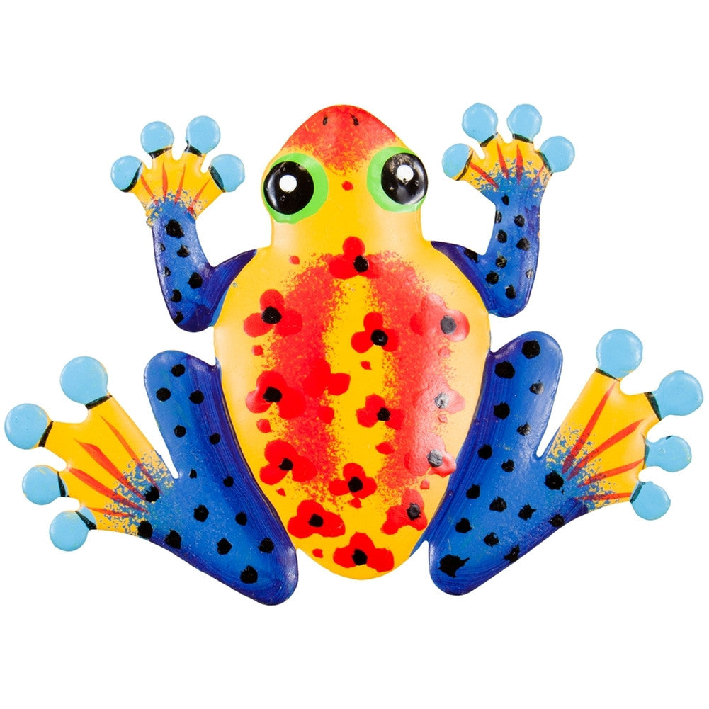 Orange Frog Body Bobble Metal Magnet Refrigerator Magnets AnimalWorld
